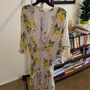 NWOT Lemon Romper from Boohoo US size 16